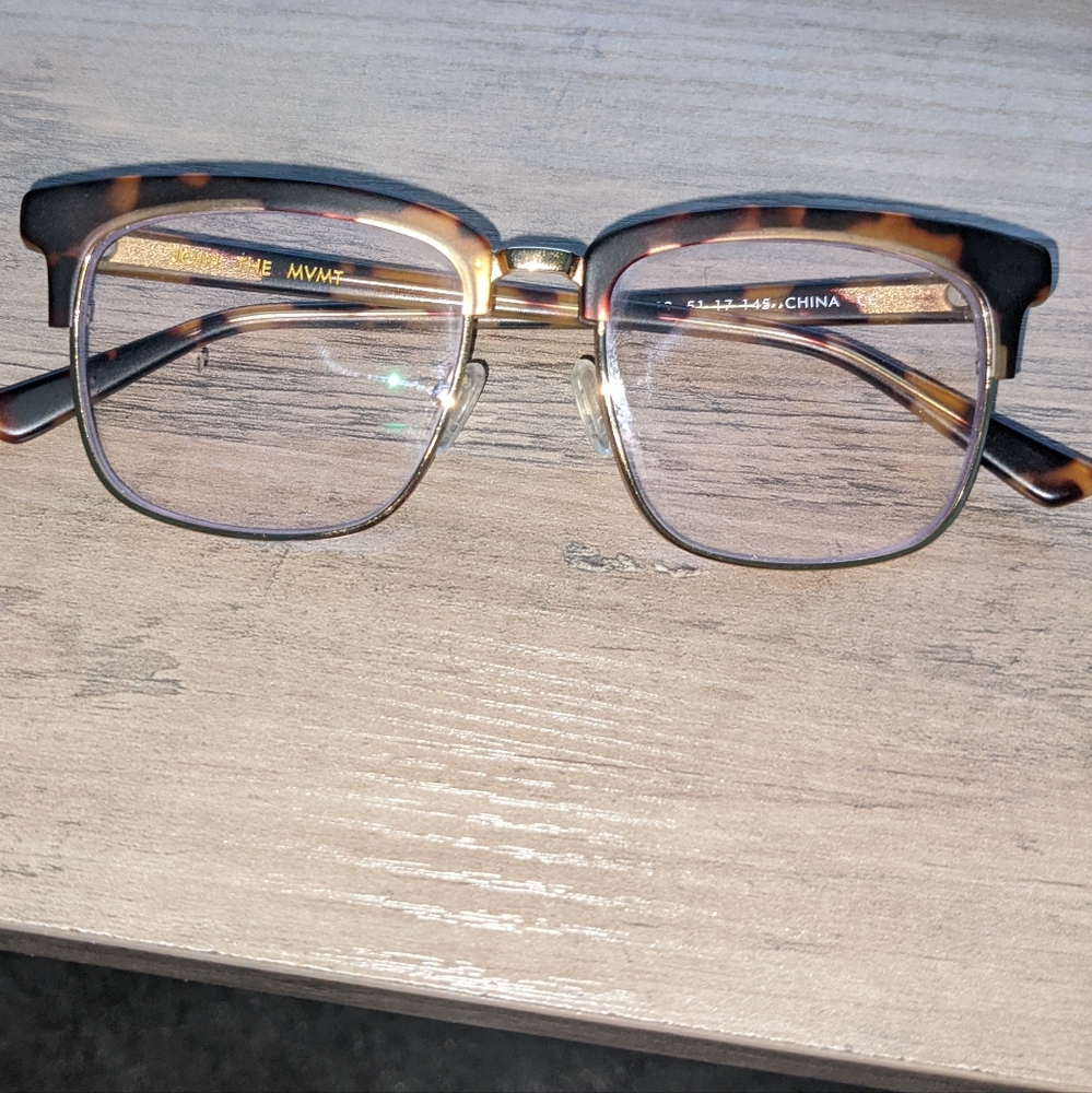 MVMT Rival Everscroll Gloss Tortoise Blue Light Glasses